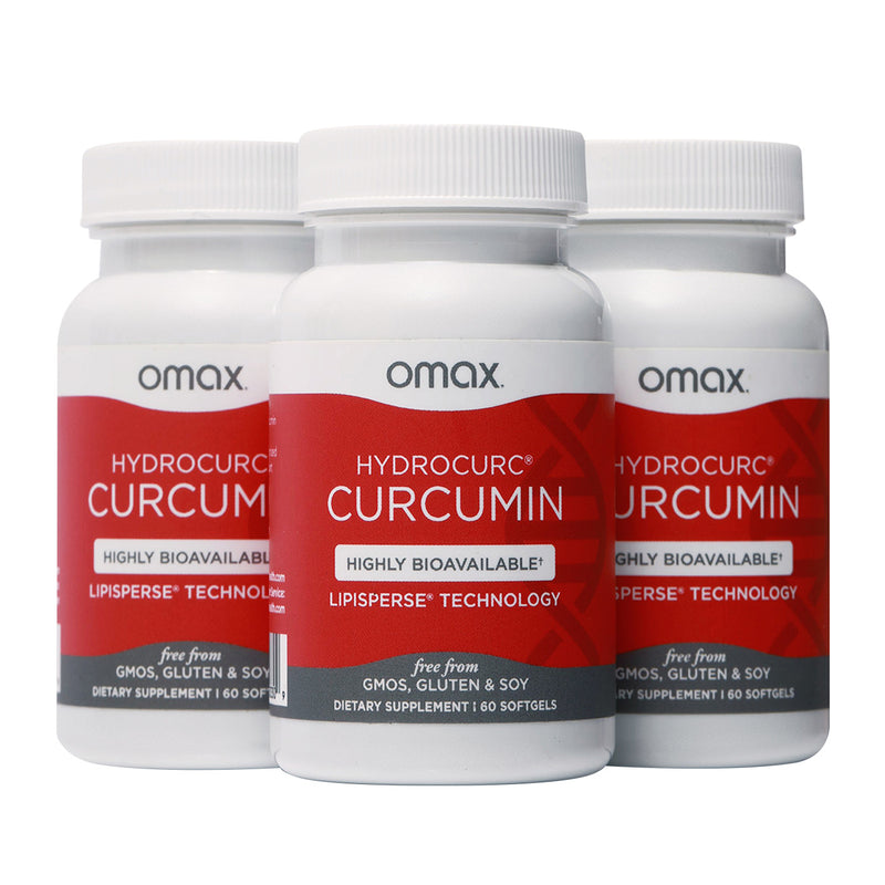 3 Pack Omax® HydroCurc Curcumin