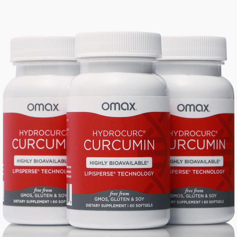 3 Pack Omax® HydroCurc Curcumin